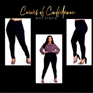 NEW!!! Black high waisted skinny jeans